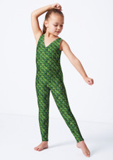 V-dip catsuit SCA Front [Patterned]