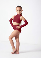 Dance brief (replacing AL R0280) Burgundy Front 4 [Red]