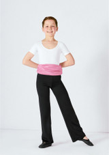 Alegra Kids Shiny Cumberbund Pink Front [Pink]