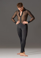 Jolista Guardian Costume Leotard Black Front [Black]