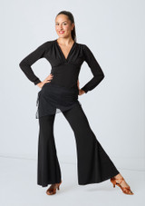 Intermezzo Panparafalred Flared Pants Black Front 4 [Black]