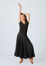 Intermezzo Flamenco Skirt Black Front 2 [Black]