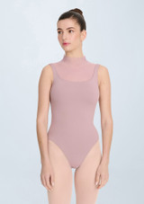 Intermezzo Ingrid Zip Leotard Dhalia Front [Pink]