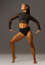 Jolista Capricorn Costume Black Front [Black]