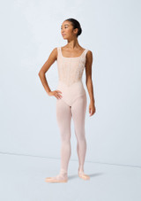Capezio Cristobal Tank Leotard CYG Front 2 [Tan]