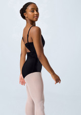 Capezio Elsa Camisole Leotard Black Front 2 [Black]