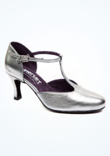 Merlet Nina Ballroom & Latin Shoe 2.55" - Silver Main [Silver]