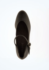 Capezio Leather Character Shoe 3" - Black Black Top [Black]