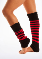 Striped Legwarmers Red 2 [Red]