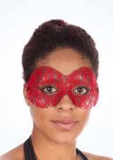Domino Lace Eyemask Red Main 2 [Red]