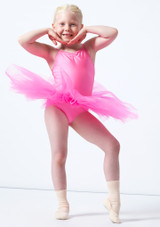 Alegra Basic Girls Camisole Tutu Dress Raspberry Front [Pink]