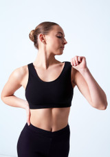 Move Dance Katie Bra Top Black Front 2 [Black]