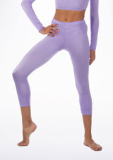 Alegra Shiny Crop Leggings Amethyst Main [Purple]