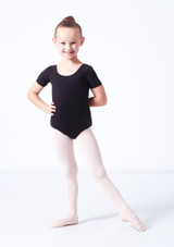 Alegra Basic Girls Short Sleeved Leotard