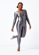 Alegra Metallic Blaine Unitard Pink Front [Pink]