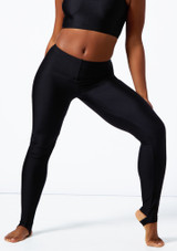 Alegra Shiny Stirrup Leggings Red Main [Red]