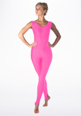 Alegra Shiny Deanna Unitard Fluorescent Pink Main [Pink]