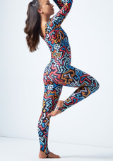 Alegra Patterned Blaine Unitard Back [Patterned]