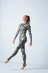 Alegra Patterned Aspen Unitard Patterned Front [Patterned]