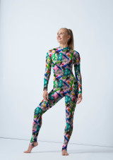 Alegra Patterned Aspen Unitard TRO Front 5 [Patterned]