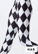 Alegra Patterned Stirrup Leggings colour swatch #14. [Patterned]
