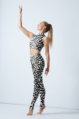 Alegra Patterned Stirrup Leggings Patterned 2 [Patterned]