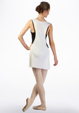 Ballet Rosa Cover-Up Tunic Top White Back [White]