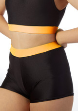 Alegra Fuse High Waist Briefs Orange Front [Orange]