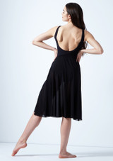 Move Dance Thalassa Cut Out Lyrical Dress Black Back [Black]