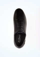 Port Dance Men's Knox Dance Shoe 1" Black Top [Black]