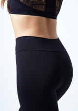 Intermezzo Lace Stirrip Dance Leggings Black Close up back [Black]