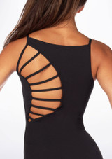 Capezio Sunburst Mock Turtle Leotard - Black Black 2 [Black]