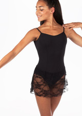 Capezio Vintage Whisper Lace Camisole Dress - Black Black [Black]