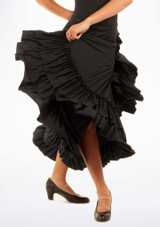 Capezio Flamenco Skirt Black 2 [Black]