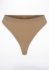 Capezio Thong Tan Front [Tan]