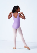 Move Dance Coco Girls Leotard Lavender Back [Purple]