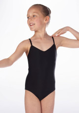 Repetto D&#233;butant Girls Camisole Leotard Black Main [Black]