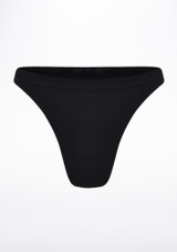 Move Dance Seamless Luisa Thong - 2 Pack Black Front 2 [Black]