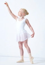 Move Dance Kirsty Skirted Leotard White Front [White]