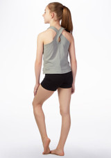 Dare2b Girls Fitness Top Grey Back [Grey]