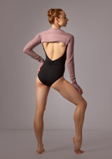 Move Dance Giovanna Knit Shrug Grape Back 2 [Purple]