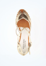 Anna Kern Sascha Ballroom & Latin Shoe 2" Gold Top [Gold]