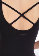 Repetto Confirm&#233;s Cross Back Leotard - Black Black Crop [Black]