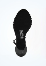 Rummos Elite Nina Salsa & Tango Shoe 3" - Black Black Sole [Black]