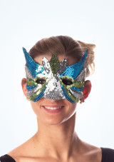 Sequin Mix Eyemask Silver Main [Silver]