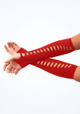 Ladder Style Gloves Red Main [Red]