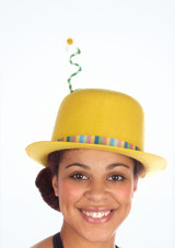 Flower Clown Bowler Hat Yellow Main [Yellow]