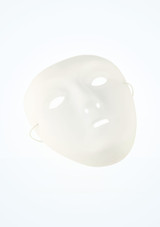 Plain Full Face Mask - White White Front 2 [White]