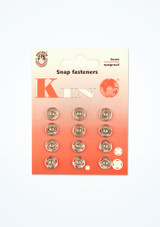 Sew On Snap Fasteners 12 Pack Silver Silver Main [Silver]