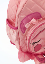 Capezio Quilted Chloe Backpack Pink Side [Pink]